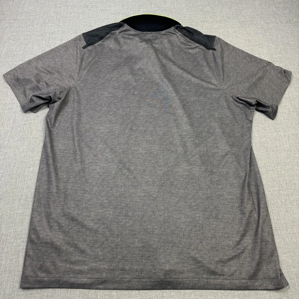 Nike Golf Tour Performance Polo Shirt Mens Large Gray Dri-FIT Greenbrier Classic